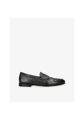 Mens Santoni Carlos Leather Loafers