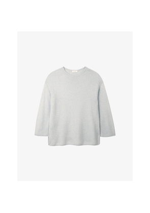 Womens The White Company Textured Stitch Wool-Blend Jumper