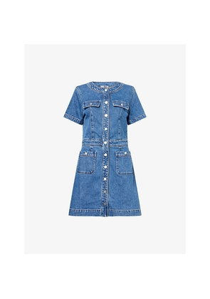 Womens Paige Kiya Denim Mini Dress