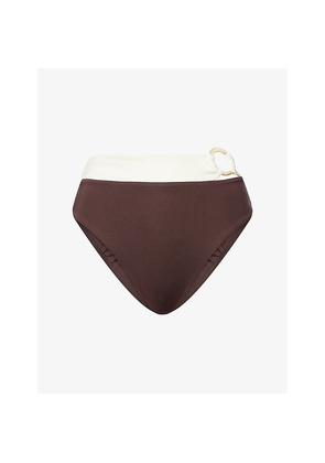 Womens Monday Costa Rica High-Waisted Bikini Bottoms