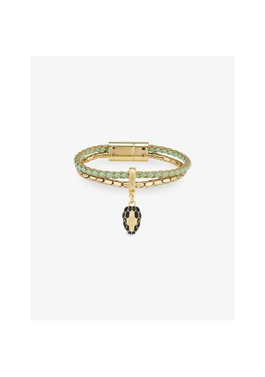 Bvlgari Serpenti Forever Leather Bracelet