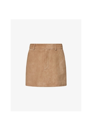 Womens Dissh Estelle Suede Mini Skirt