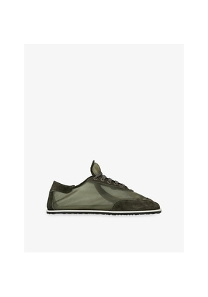 Womens Dear Frances Suede-Trim Mesh Trainers