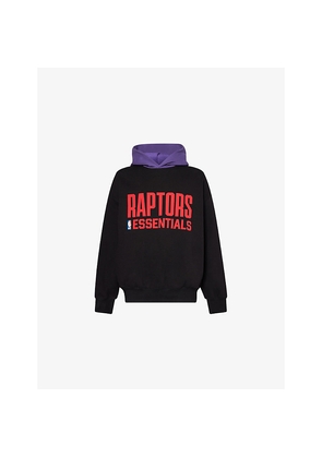 Mens Fear Of God Essentials Fog x Essentials x Nba Raptor Sports Cotton-Blend Hoodie