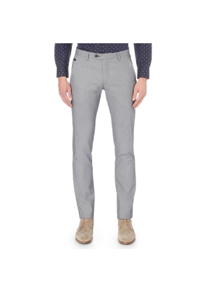 Mens Ted Baker Buggles Slim-Fit Cotton Oxford Trousers
