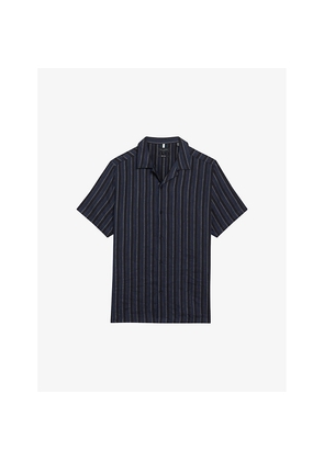 Mens Ted Baker Francoi Relaxed-Fit Striped Cotton Shirt