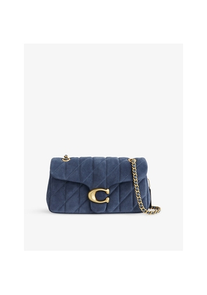 Womens Coach Tabby 26 Suede Shoulder Bag