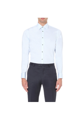 Mens Ted Baker Archive Geometric-Patterned Cotton Shirt