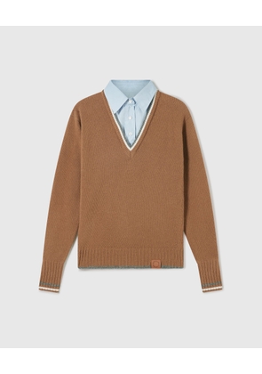 Stella McCartney - Hybrid Knit Shirt Jumper, , Size: S