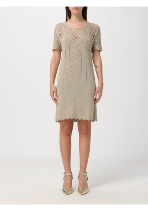 Dress TWINSET Woman color Beige