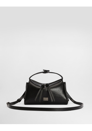 Dolce & Gabbana Vittoria Calfskin Handbag - Woman Shoulder And Crossbody Bags Black Onesize