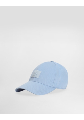 Dolce & Gabbana Cotton Gabardine Baseball Cap - Man Hats And Gloves Purple 60