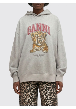 Sweatshirt GANNI Woman color Grey