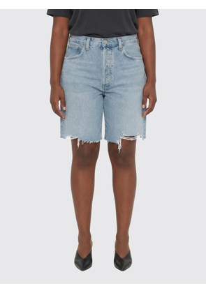 Shorts AGOLDE Woman color Blue