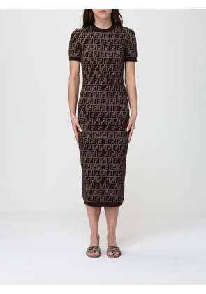 Dress FENDI Woman color Brown