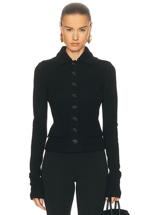 Dolce & Gabbana Knit Cardigan in Black - Black. Size 40 (also in 38).