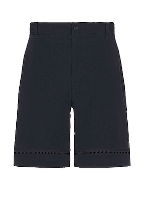 SIMKHAI Dean Shorts in Midnight - Black. Size M (also in ).
