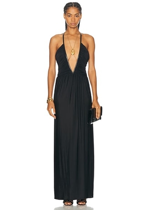 TOM FORD Fluid Evening Dress in Black - Black. Size 34 (also in ).