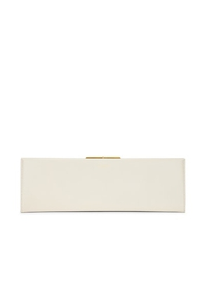 Saint Laurent Large Midnight Pochette in Crema Soft - Cream. Size all.