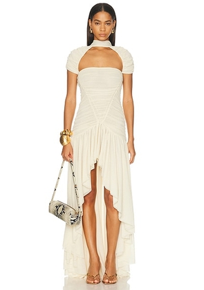 SIEDRES Roxy Dress in Ecru - Cream. Size M (also in S, XS).