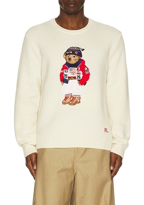 Polo Ralph Lauren Winter Olympics Wool Sweater in Cream Combo - Cream. Size M (also in XL/1X, XXL/2X).