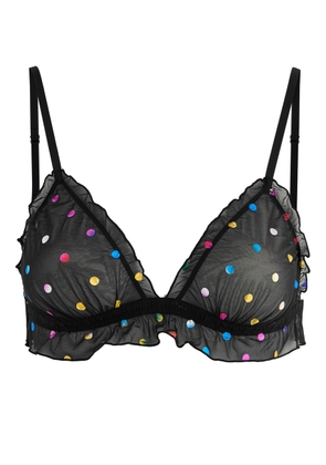 Love Stories Reggipetto Polka dot Mesh bra - Black - 80A/B (36 A/B)
