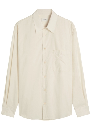 Lemaire Cotton and Silk-blend Shirt - Cream - 50 (IT50 / L)