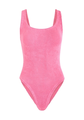 Hunza G Crinkle Swimsuit - Pink - One Size