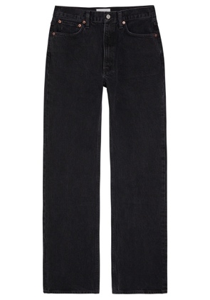 Agolde Leena Flared-leg Jeans - Black - 30 (W30 / UK12 / M)