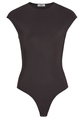 Agolde Agata Stretch-polyamide Bodysuit - Dark Brown - S (UK8-10 / S)