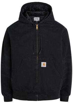 Carhartt Wip Active Quilted Hooded Canvas Jacket - Black - XL