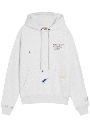 Gallery Dept. Paint Splatter-effect Cotton-blend Sweatshirt - Grey - XL