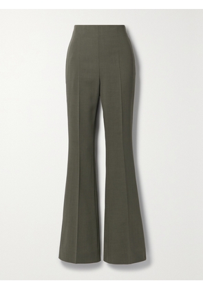 AKRIS - Faralda Wool-blend Flared Pants - Green - US2,US4,US6,US8,US10,US12,US14,US16