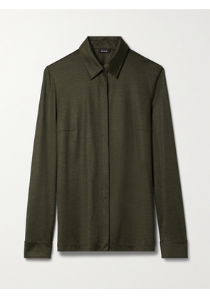 AKRIS - Silk Shirt - Green - US2,US4,US6,US8,US10,US12,US14