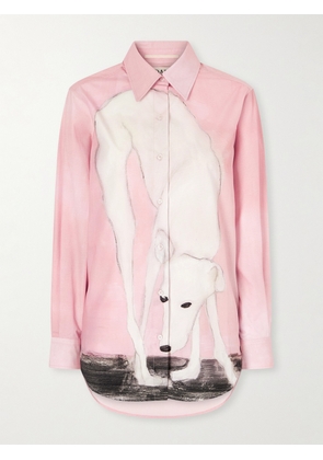 S.S. Daley - Lurcher Printed Cotton-poplin Shirt - Pink - x small,small,medium,large,x large