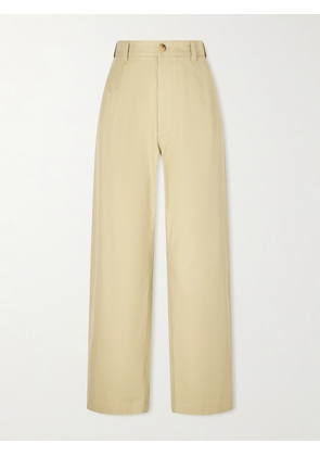 Loro Piana - Yoko Cropped Cotton-poplin Pants - Neutrals - IT36,IT38,IT40,IT42,IT44,IT46,IT48