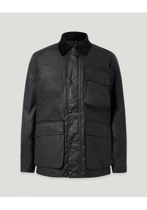 Belstaff Incline Jacket Men's Waxed Cotton Black Size 2XL