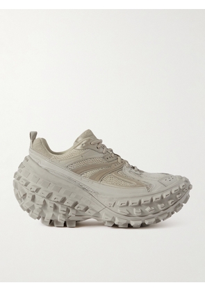 Balenciaga - Bouncer Mesh and Rubber Sneakers - Men - Gray - EU 39