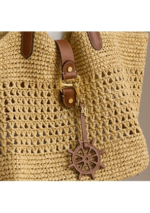 Leather Wheel & Logo Charm