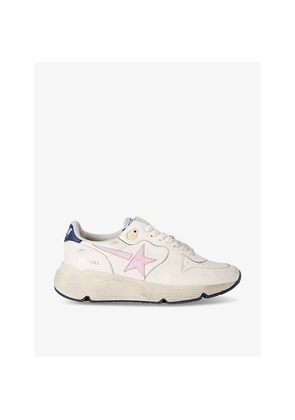 Womens Golden Goose Women's Running Sole 11895 Leather Low-Top Trainers
