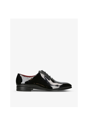 Mens Salvatore Ferragamo Gianbattista Patent-Leather Oxford Shoes