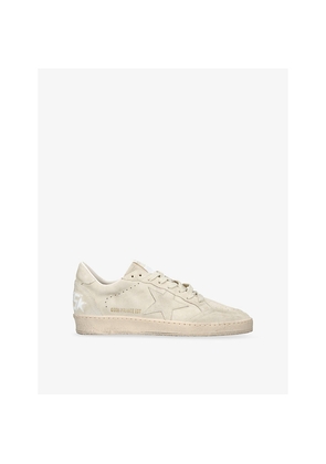Mens Golden Goose Ball Star Exclusive Suede Low-Top Trainers