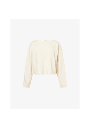 Womens American Vintage Itonay Boatneck Cotton-Blend Jumper