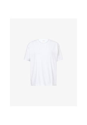 Womens American Vintage Fizvalley Round-Neck Cotton T-Shirt