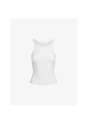 Womens Skims Sheer Rib Cotton-Blend Tank Top