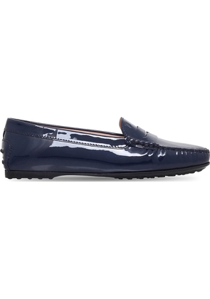 Womens TODS Gomma Patent Leather Driving Shoes