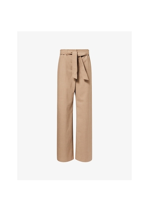 Womens Max Mara Wide-Leg Wool Trousers