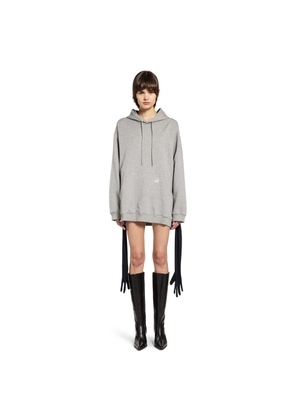 Hooeded Glove Sweatshirt Mini Dress
