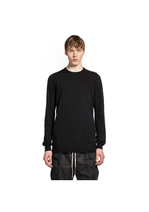 RICK OWENS DRKSHDW MAN BLACK T-SHIRTS & TANK TOPS