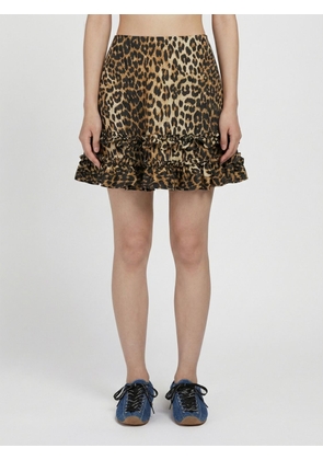 Skirt GANNI Woman color Brown